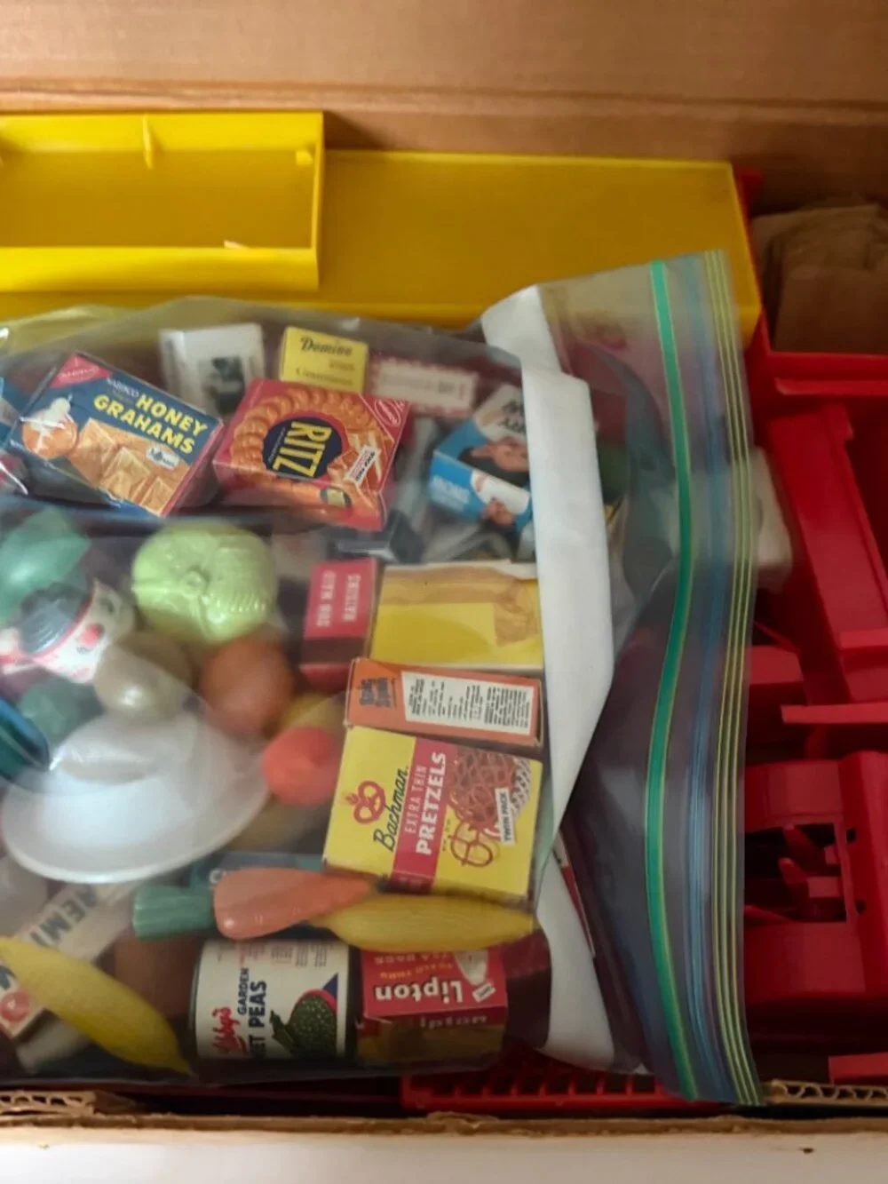Vintage Amsco Supermarket With Original Box 1965 Shopping Playset W Accessories